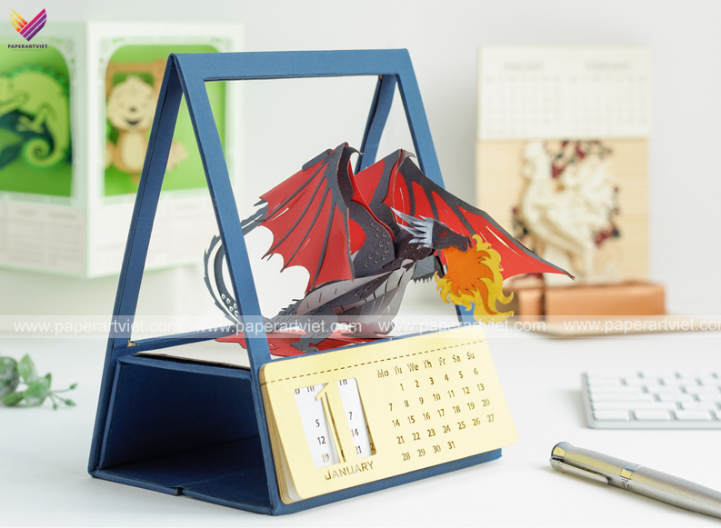 Paper Art Viet is the only one Pop up calendar supplier on the world